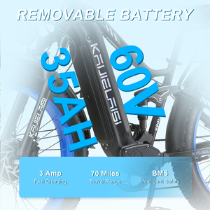 Bicicleta de Montaña Eléctrica con Suspensión Completa, Cuadro de Aluminio, Motor sin Escobillas, Largo Alcance, 60V/35AH, Batería de Litio, Envío Directo desde Almacén en la UE, Excee - Product Image 4