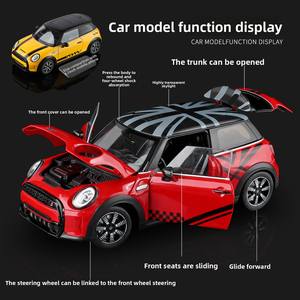 Modellino Auto HMB <span class=keywords><strong>MINI</strong></span> <span class=keywords><strong>Cooper</strong></span> S in Lega Pressofusa, Giocattolo per Bambini di Alta Qualità con Funzione di Avanzamento, Scala 1:18 - Product Image 2