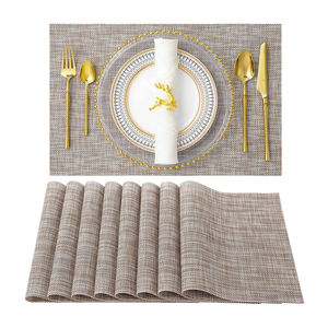 1 pièce <span class=keywords><strong>tapis</strong></span> de Table en <span class=keywords><strong>vinyle</strong></span> tissé, thermo-isolant, résistant aux taches, imperméable, antidérapant, en PVC, pour Table à manger, vente en gros - Product Image 3