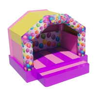 Équipement d'aire de jeux intérieure château plein d'entrain petit château gonflable bon marché château sautant pour enfants matériaux solides en PVC jeu gonflable