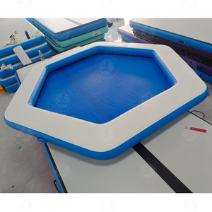 <span class=keywords><strong>Hamac</strong></span> aquatique <span class=keywords><strong>gonflable</strong></span> en PVC à mailles Drop Stitch personnalisé, modèle 2026, le plus vendu, avec un nouveau design durable pour les loisirs aquatiques en famille - Product Image 5