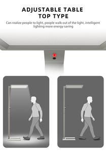 Lampes sur pied LED modernes en gros avec <span class=keywords><strong>variateur</strong></span> tactile, en aluminium, CRI 80 élevé, kit d'éclairage pour bureau et salle de conférence - Product Image 6