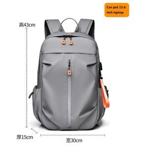 Sac à dos de voyage antivol pour ordinateur portable avec port de charge USB, pour femmes, hommes, étudiants, collégiens - Product Image 2