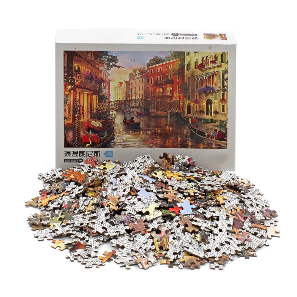 high quality different shape diy adult jigsaw puzzle custom puzzles 1000 for adult pieces