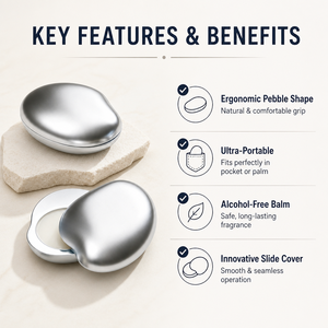 Boîte à parfum solide personnalisée HKH avec couvercle coulissant, emballage compact en métal pour coffrets cadeaux, voyages et usage quotidien, marque privée OEM ODM - Product Image 1