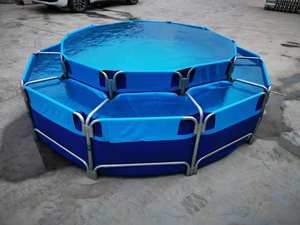 Estanque Circular para Acuicultura Interior, Pecera de 5 m de Diámetro y 1.3 m de Altura para Cultivo de Peces con Sistema RAS - Product Image 6