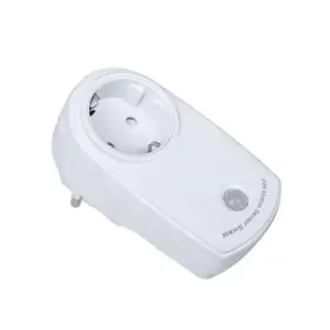 White ABS housing indoor pir motion sensor AC220-240V 2300w led light Eu socket