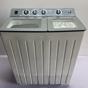 Laveuse semi-automatique domestique à double tambour de 11/15/18 kg, grande capacité, pour laver et sécher de grands volumes de vêtements - Product Image 4
