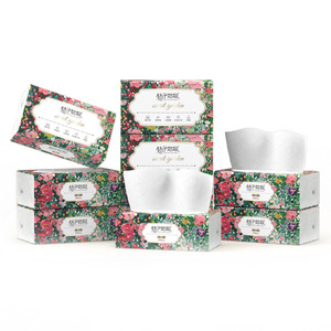 Green Wild Secret Garden Facial <b>Tissues</b> 12 Packs 24 Packs Five Layer Virgin Wood Pulp Soft Wet Use - Product Image 3