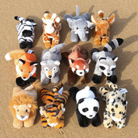 Panda en position couchée pour peluche, rembourrage en coton PP, 31cm-50cm, poupée pour machine à griffes, poupée en tissu, vente en gros
