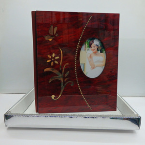 Álbumes de tapa dura de último diseño personalizados, álbum de fotos de madera personalizado, álbum de recortes de boda, álbum de fotos de madera familiar - Product Image 2
