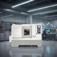 Tour CNC à lit incliné XMK-46 à grande vitesse, haute précision, haute rigidité, moyenne capacité, tour CNC à 2 axes avec 1 an de garantie