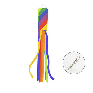 Flagnshow arc-en-ciel série <span class=keywords><strong>lgbt</strong></span> chapeau écharpe manche à air plissé gay pride drapeau - Product Image 5