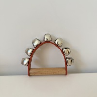 Professional Kids Baby Music Enlightenment Leather 5/7 Bells Jingle Early Education Christmas Atmosphere Music