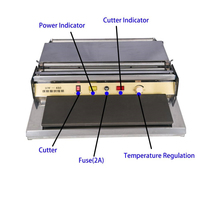 Mini handmatige clingfilm-wikkelmachine, semi-automatisch, voor voedsel, fruit, vlees, sushi, groenten