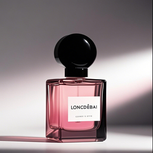 Nuevo Diseño, Botella de Perfume Cuadrada/Rectangular Vacía, de Vidrio Transparente/Negro, de 30ml, 50ml, 100ml, 20ml, con Tapa Cuadrada Negra - Product Image 6