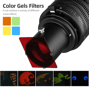 Bowens Mount Spotlight Focaliser Conique Snoot <span class=keywords><strong>Photo</strong></span> Condensateur Optique Art <span class=keywords><strong>Effets</strong></span> Spéciaux Faisceau En Forme De Lumière pour Studio Flash - Product Image 6