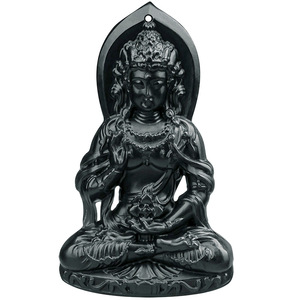 Pendentif en Jade Hetian naturel ancien, motif <span class=keywords><strong>Tara</strong></span> Guanyin Bodhisattva, bijou en jade de haute qualité, unisexe, vente en gros - Product Image 5