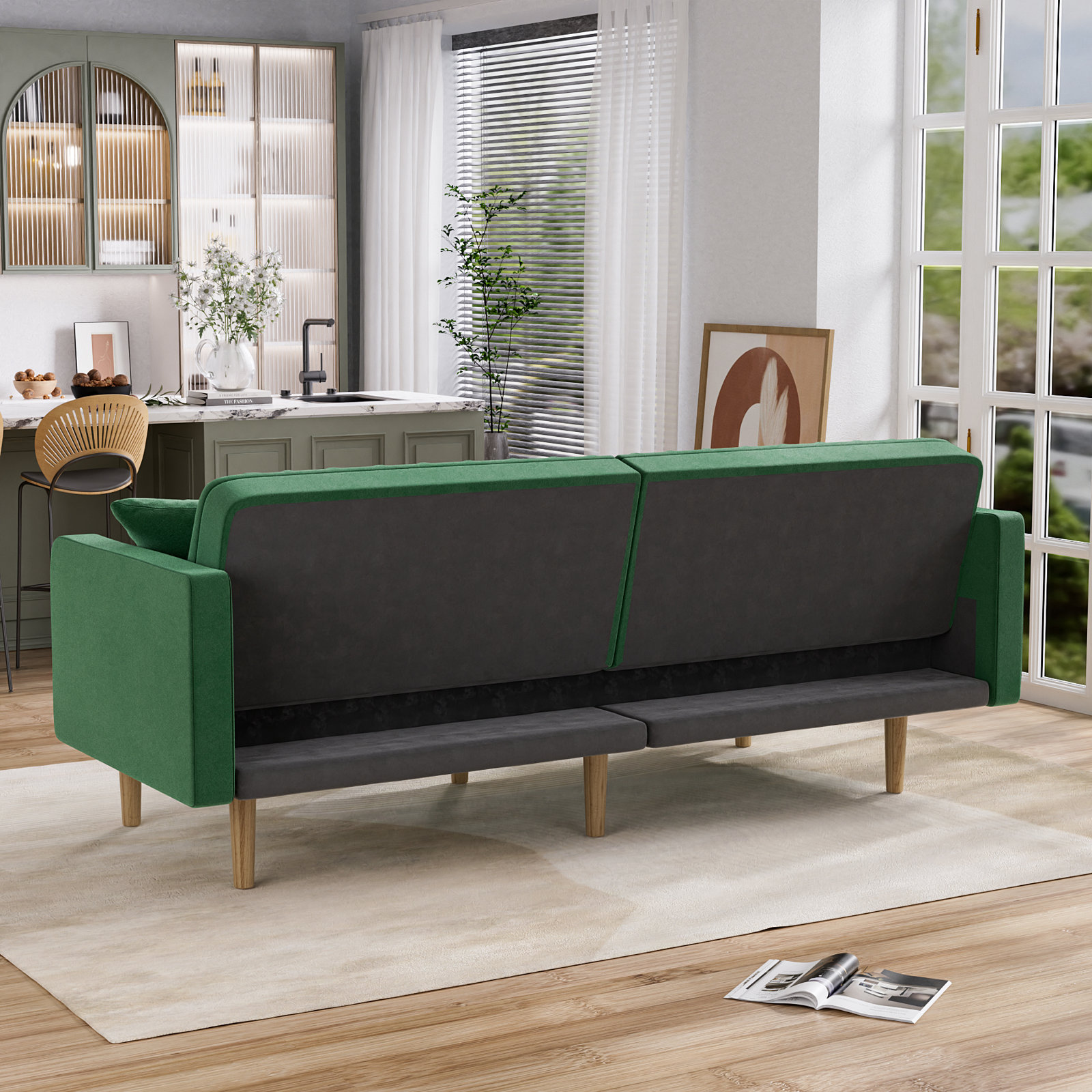 Forest Green Velvet