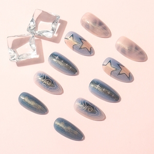 <span class=keywords><strong>Acrylique</strong></span> personnalisé fait à la main presse sur les ongles vente en gros <span class=keywords><strong>acrylique</strong></span> de luxe oeil de chat presse sur les ongles <span class=keywords><strong>24</strong></span> pcs <span class=keywords><strong>kit</strong></span> d'ongles fait à la main - Product Image 3