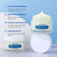 Crème au Rétinol Anti-Âge Élimine les Rides, Crème Visage Raffermissante Jour et Nuit avec Acide Hyaluronique, Liftante Cou et Visage