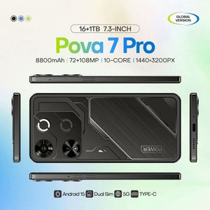 Teléfono Inteligente <span class=keywords><strong>Tecno</strong></span> <span class=keywords><strong>Pova</strong></span> 7 Pro 5G de 7.3 Pulgadas, Directo de Fábrica, Doble SIM, 16 GB, Resistente a Golpes, CPU Deca-Core, Cámara Trasera de 108 MP, Resolución HD, LTE - Product Image 2
