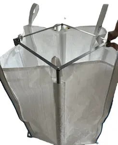 Hesheng Polypropylene FIBC 1 ton jumbo bag with steel frame support
