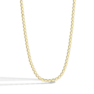 High-End Trendy 18K Gold Plated Claw Setting Necklace with Diamond and Zircon Beads for Weddings and Parties Made of Brass - Product Image 1