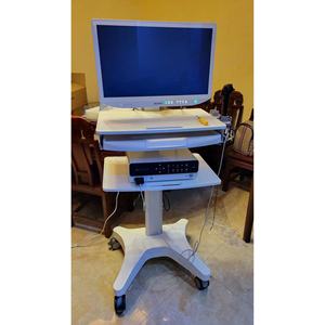 Carro de endoscopia Lm H4 1700x600x500 de dos niveles, equipo quirúrgico móvil para estación de trabajo remota para médicos - Product Image 1