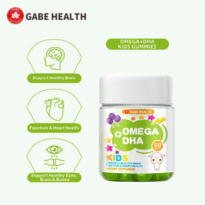 Gummies de vitamines Omega + DHA pour enfants et tout-petits, sans gluten et faibles en sucre, complément nutritionnel pour le bien-être quotidien - Product Image 2