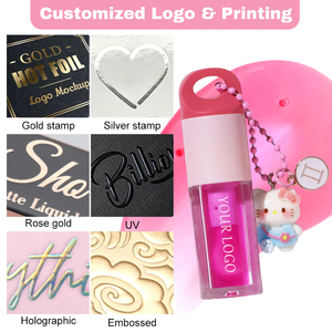 Keychain <span class=keywords><strong>Lip</strong></span> <span class=keywords><strong>Gloss</strong></span> với 12 chòm sao quyến rũ nhiệt độ nhạy cảm Shades bán buôn màu sắc thay đổi môi dầu - Product Image 6