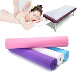 Rotolo di lenzuolo monouso medico non tessuto impermeabile a grandezza naturale 80x200 per l'esame di massaggio della clinica ospedaliera spa travel