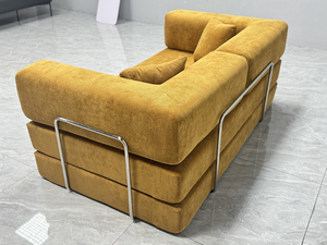 Canapé pliable <span class=keywords><strong>vintage</strong></span> confortable et compact pour <span class=keywords><strong>petit</strong></span> appartement, idéal pour le salon, <span class=keywords><strong>meuble</strong></span> moderne gain de place - Product Image 4