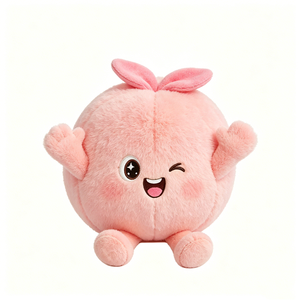 Lindo Peluche de Durazno, Juguete de Peluche Suave para Niños Unisex de 3 Años en Adelante, Relleno de Algodón PP - Product Image 6