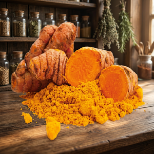 Extracto de Raíz de Cúrcuma Orgánica de Alta Calidad en Polvo, 95% Curcumina, Estándarizado por HPLC, Ingrediente Herbal a Granel - Product Image 1