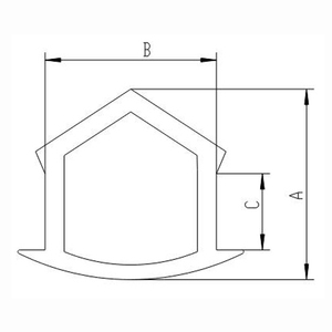 T-slot bìa dải & u-dải cho nhôm đùn đường sắt: Chống bụi và khe niêm phong con dấu phẳng cho ép đùn hồ sơ - Product Image 6