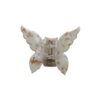 Pince à cheveux papillon en acétate coréen faite à la main, décontractée, couleur fraîche, 7 cm, pour filles et princesses, usage quotidien, vente en gros