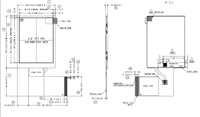 شاشة عرض خارجية IPS TFT LCD مقاس 2.8 بوصة بدقة 240×320 QVGA وسطوع 800 شمعة/م2 قابلة للقراءة تحت أشعة الشمس مع مستقطب AG وواجهة SPI RGB666 وشريحة ST7789