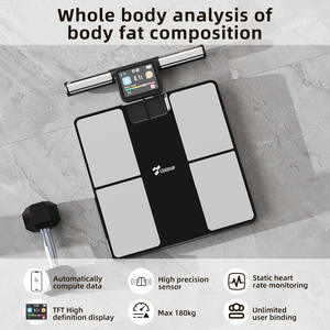 เครื่องชั่งน้ำหนักอัจฉริยะแบบพิเศษ ขนาด 300x330 มม. เชื่อมต่อ Bluetooth WiFi หน้าจอสี เครื่องชั่งอิเล็กทรอนิกส์สำหรับออกกำลังกายที่บ้าน รับน้ำหนักได้ 180 กก. - Product Image 5