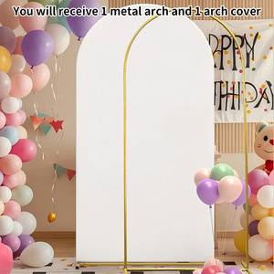 Fundas para Soportes de Fondo, Cubiertas Metálicas para Arcos de Boda, Decoración para Fiestas de Cumpleaños, Baby Showers y Ceremonias - Product Image 1