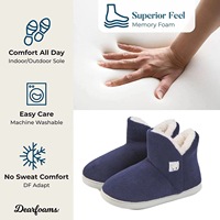 Nouvelles Bottes d'Hiver Femme Confortables, Chaudes et Douces pour l'Intérieur, en Peluche Respirante, Idéales pour la Maison – Cadeaux de Noël 2026, Meilleures Ventes