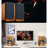 Haut-parleur de bibliothèque 200W 8 pouces en bois Hifi haut-parleur passif haute puissance Audio système Home cinéma amplificateur de son