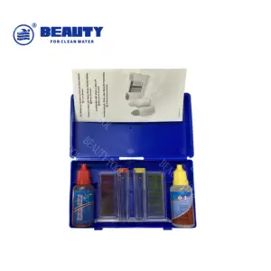 Conjunto para ensaios de piscina, 2022 kit de teste profissional de ph básico e acessórios