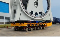 Robot AGV Pintar 360 Ton untuk Segala Medan dengan Navigasi Magnetik dan Penghindaran Rintangan Laser