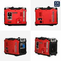 Générateur à inverseur AC silencieux et écologique BISON CHINA BS6250iE 5kW 4 temps, CE Euro 5, 230V 50/60Hz monophasé, démarrage électrique, 4H