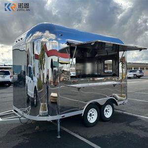 Chariot à glaces, remorque alimentaire de rue, camion de restauration OEM avec cuisine complète et équipement de restaurant - Product Image 1