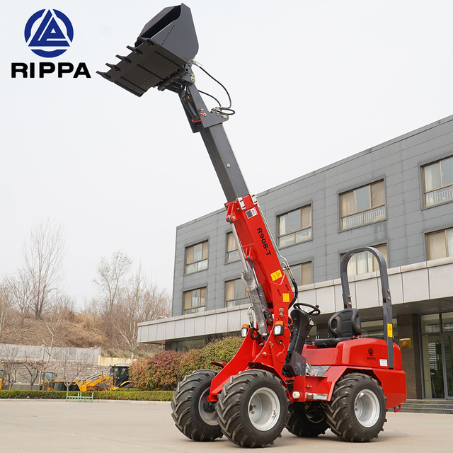 Guopai Electric Mini Loader 60V 350kg Wheel Loader with 0.2CBM Bucket for Farm and Construction