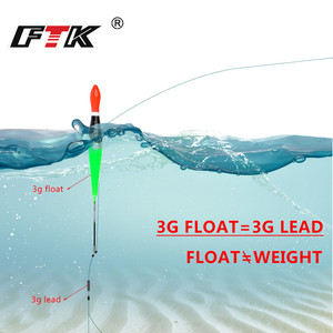 FTK 10 pièces Flotteurs De Pêche Bobbers Sapin <span class=keywords><strong>Flotteur</strong></span> Pour La Pêche À La <span class=keywords><strong>Carpe</strong></span> - Product Image 2