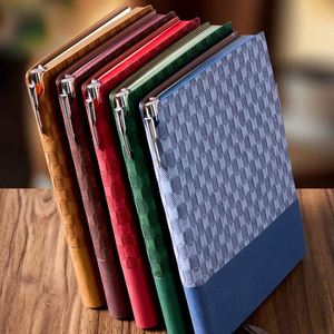 Carnet de notes A5 en cuir PU rigide, style minimaliste 2026, 100 feuilles, durable, pour étudiants et usage professionnel, personnalisable - Product Image 1