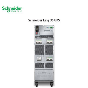 ספק כוח לגיבוי (<span class=keywords><strong>UPS</strong></span>) שניידר Easy <span class=keywords><strong>UPS</strong></span> E3SUPS40KH בעל תדר גבוה, 3S Online, <span class=keywords><strong>40KVA</strong></span>, 400V, 3:3, גל סינוס תלת פאזי, <span class=keywords><strong>APC</strong></span>, ללא סוללה - Product Image 2